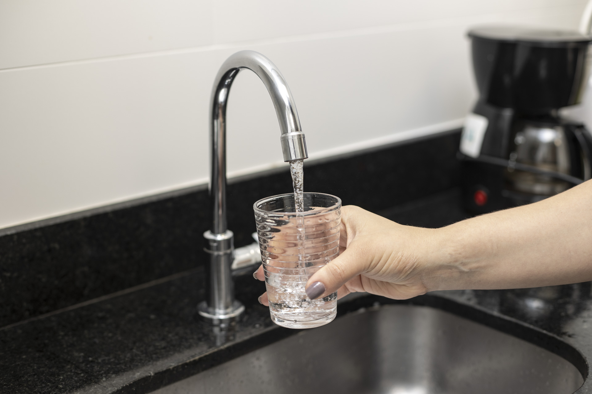 Água de torneira da Sanepar