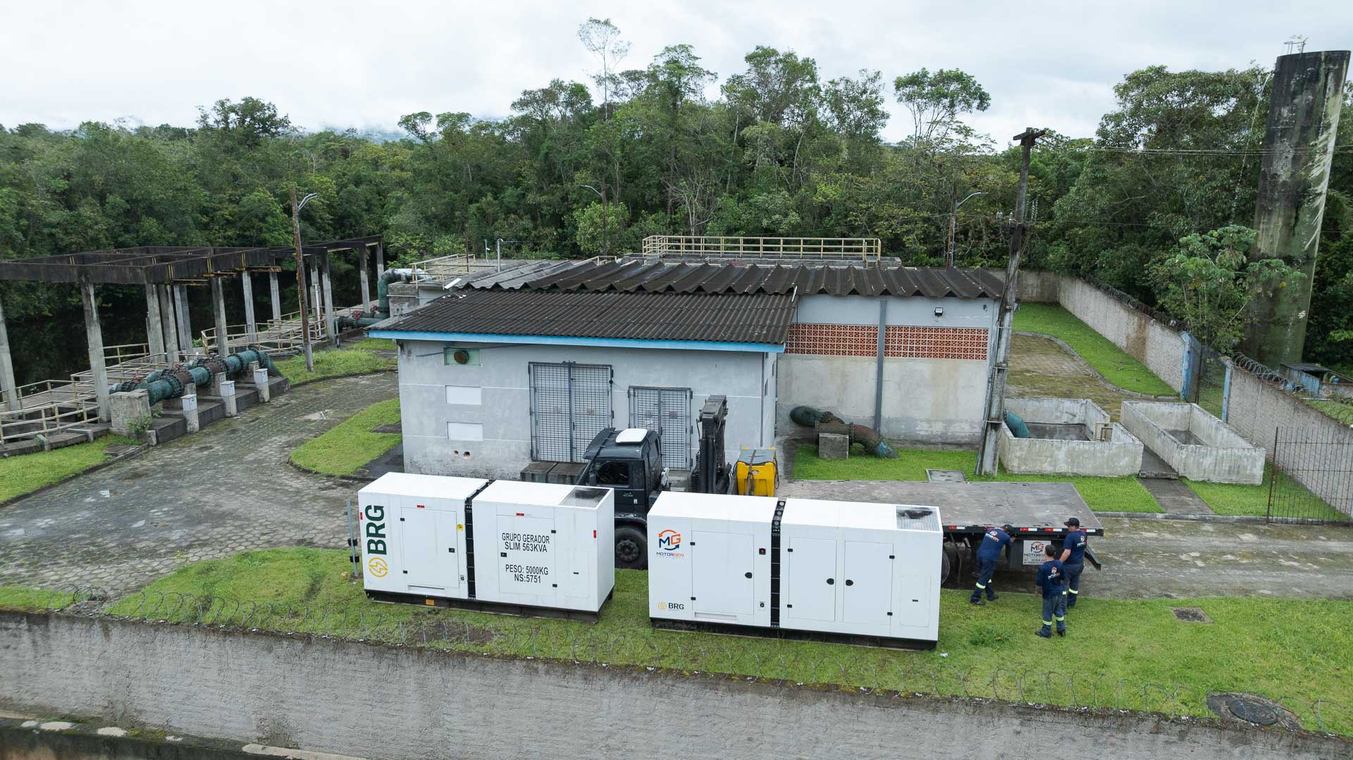 Geradores no Litoral