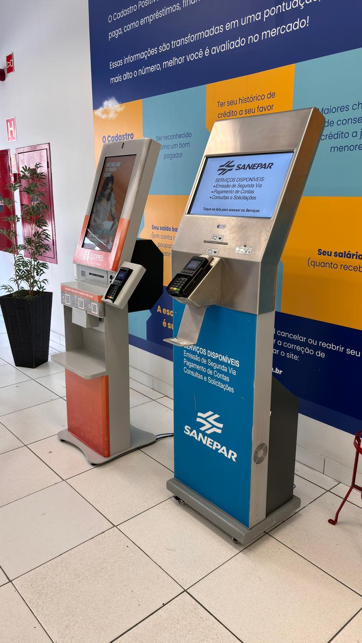 totem da Sanepar na ACP em Curitiba