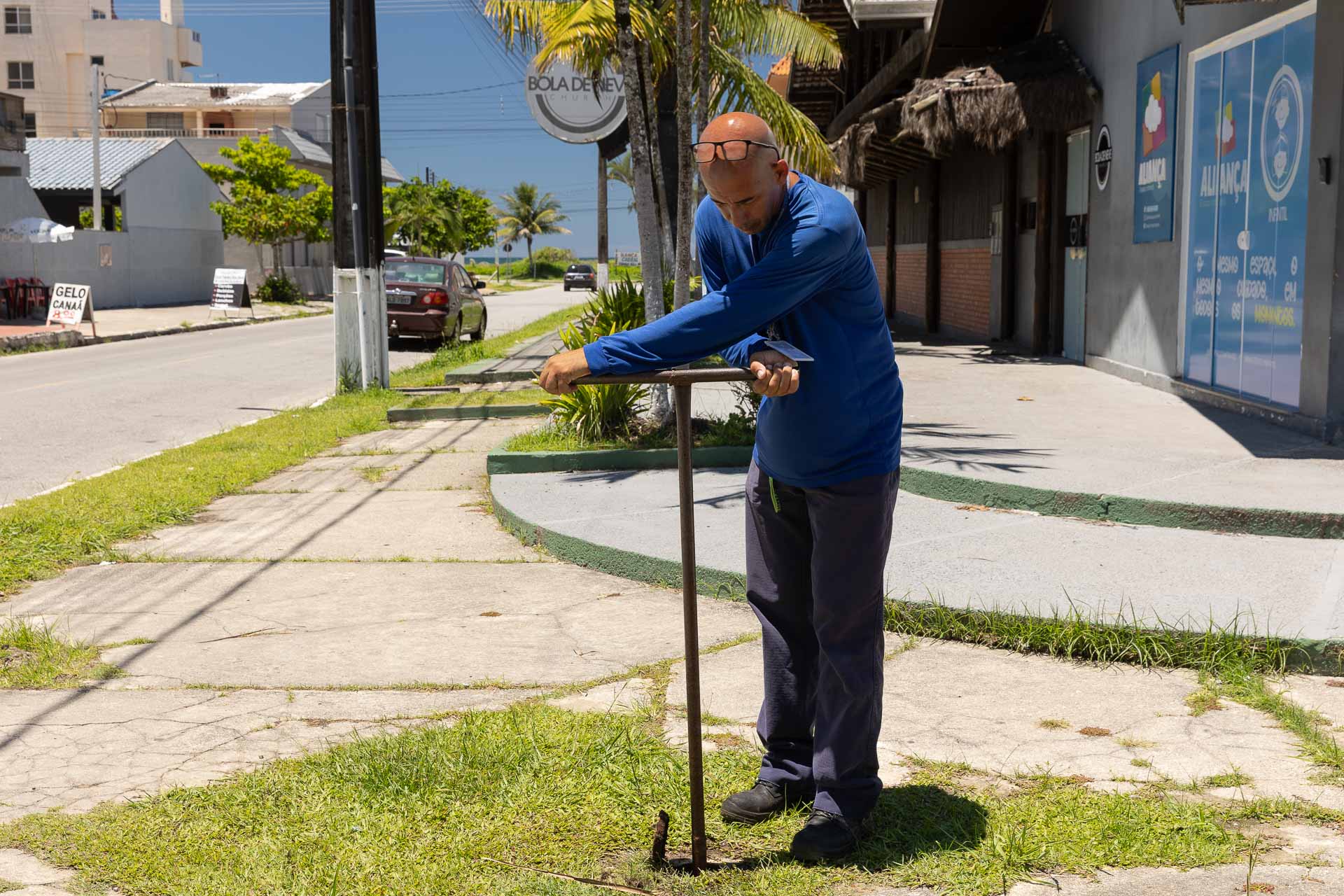 trabalhadores da sanepar no verão maior  