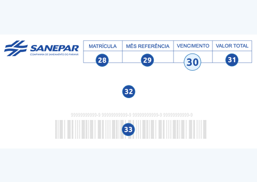 Fatura Sanepar