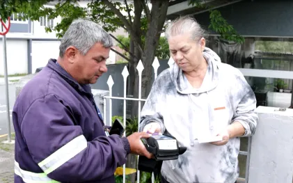 serviço pagamento agente de corte