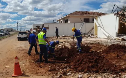 Além do desconto na fatura de água, a Sanepar está com uma força-tarefa para ajudar na restruturação da cidade