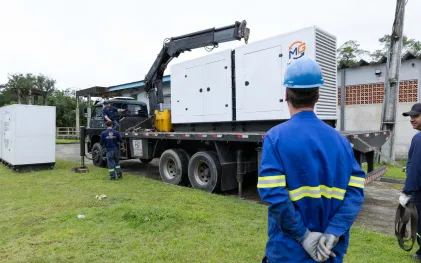 Geradores no Litoral