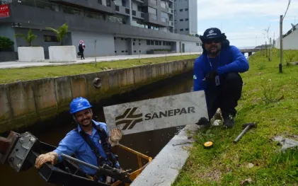 Ecobarreira em Matinhos