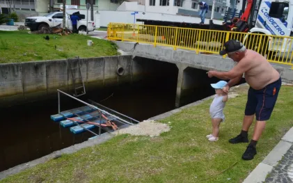 Ecobarreira em Matinhos