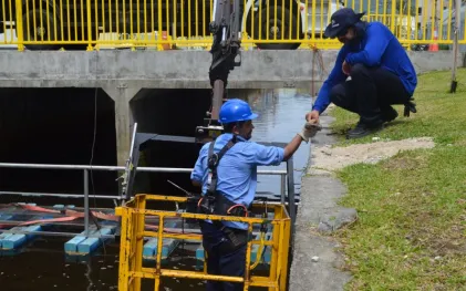 Ecobarreira em Matinhos