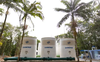 Sistema floco-decantador na captação do Rio Cambará evita a paralisação da estação durante períodos de chuvas mais intensas