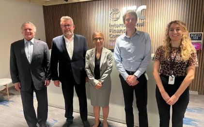 Encontro do diretor-presidente da Sanepar com lideranças na Argentina