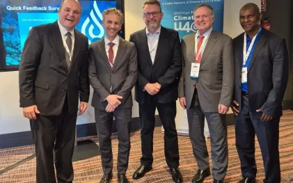 Comitiva da Sanepar durante o Global Water Summit 2026