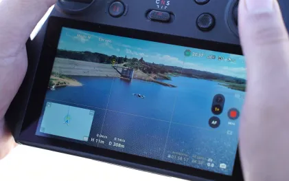 Equipe usa drones para mapear represa do Miringuava