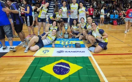 Atletas de Futsal para Surdos patrocinadas pela Sanepar