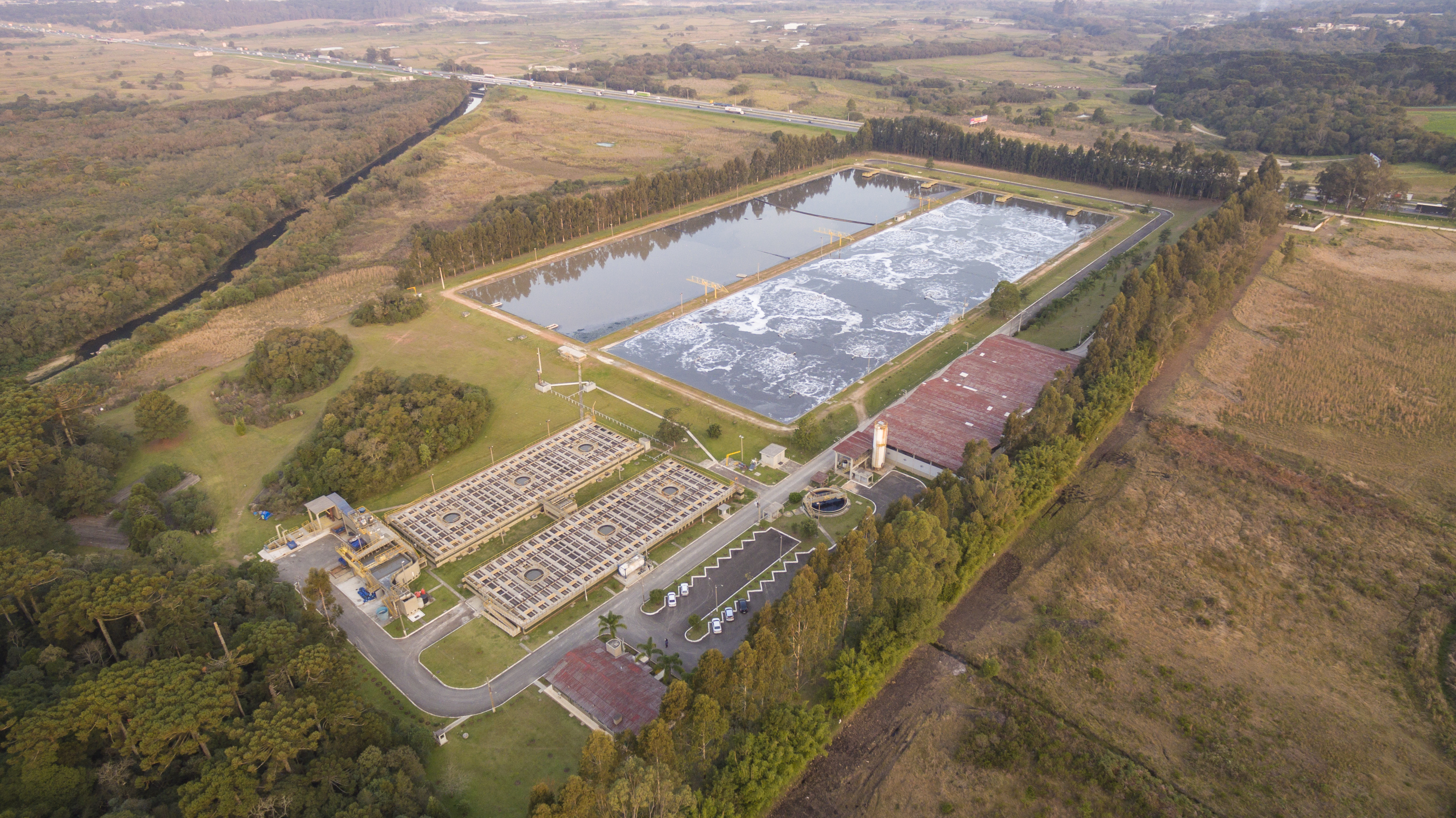 Estação de Tratamento de Esgoto Padilha Sul em Curitiba