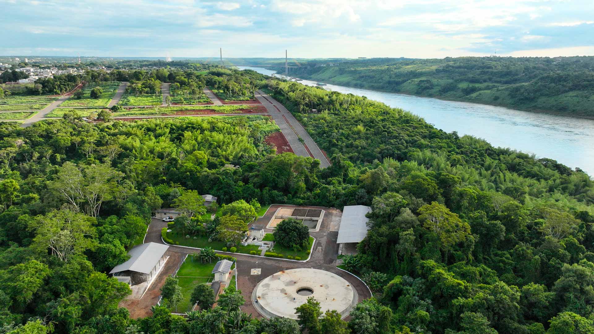 Estação de Tratamento de Esgoto Ouro Verde em Foz do Iguaçu