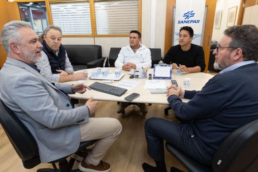 Encontro com o prefeito de Laranjal, Maycon Lopes