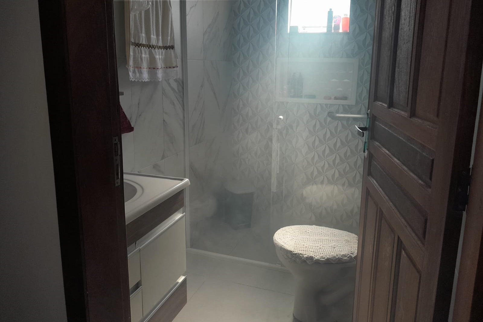 Teste de fumaça: procedimento permite a visualização na superfície sobre situações das tubulações assentadas da Sanepar (Thays Poletto)