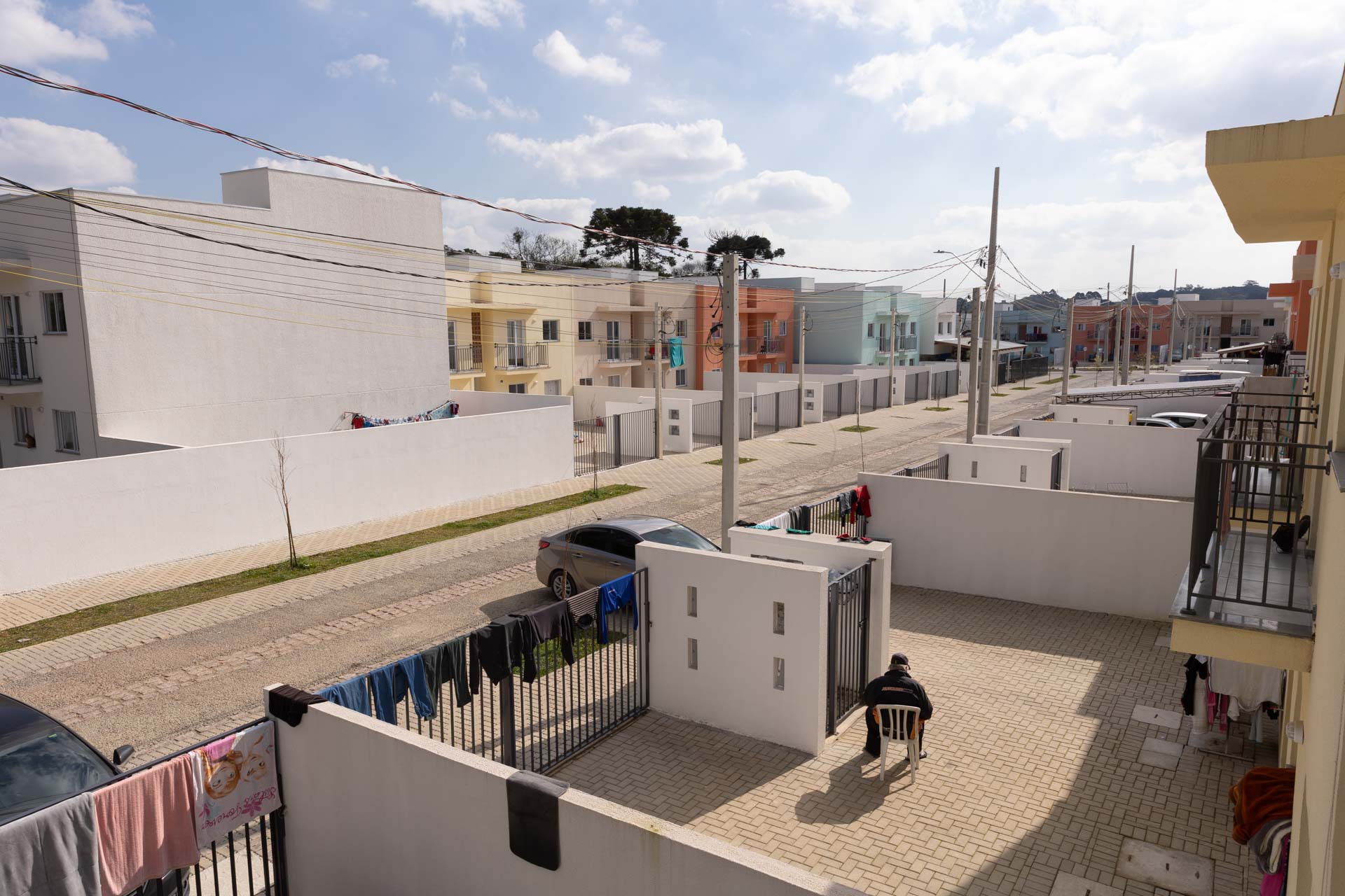 Sanepar realiza as obras de distribuição de água tratada, coleta e tratamento de esgoto no projeto socioambiental Bairro Novo da Caximba