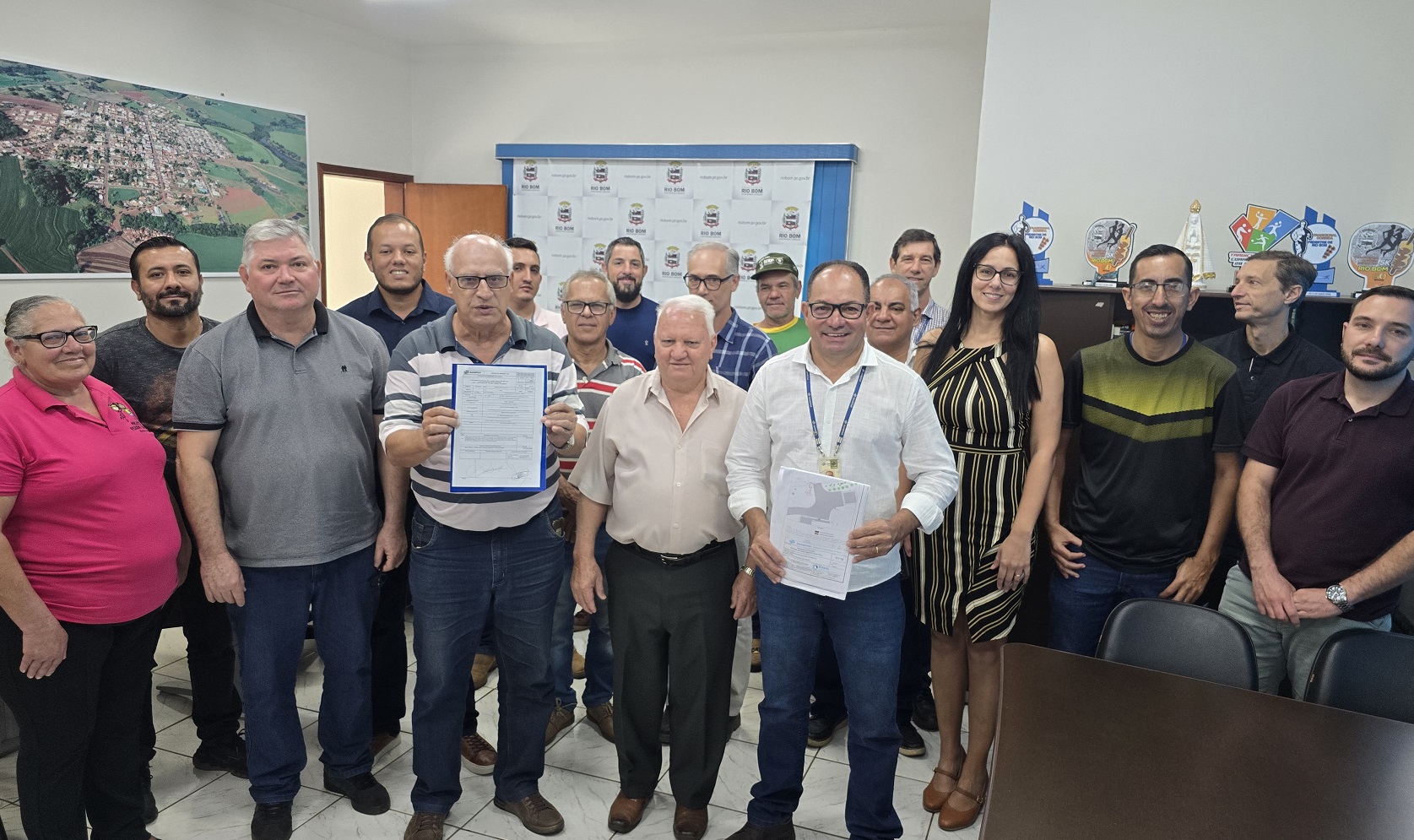 Início de obra em Rio Bom