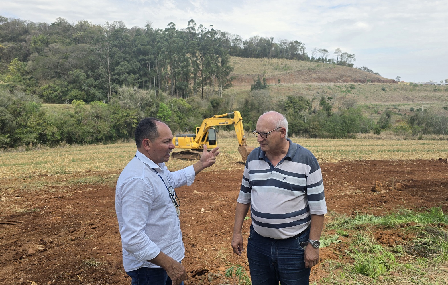 Início de obra em Rio Bom