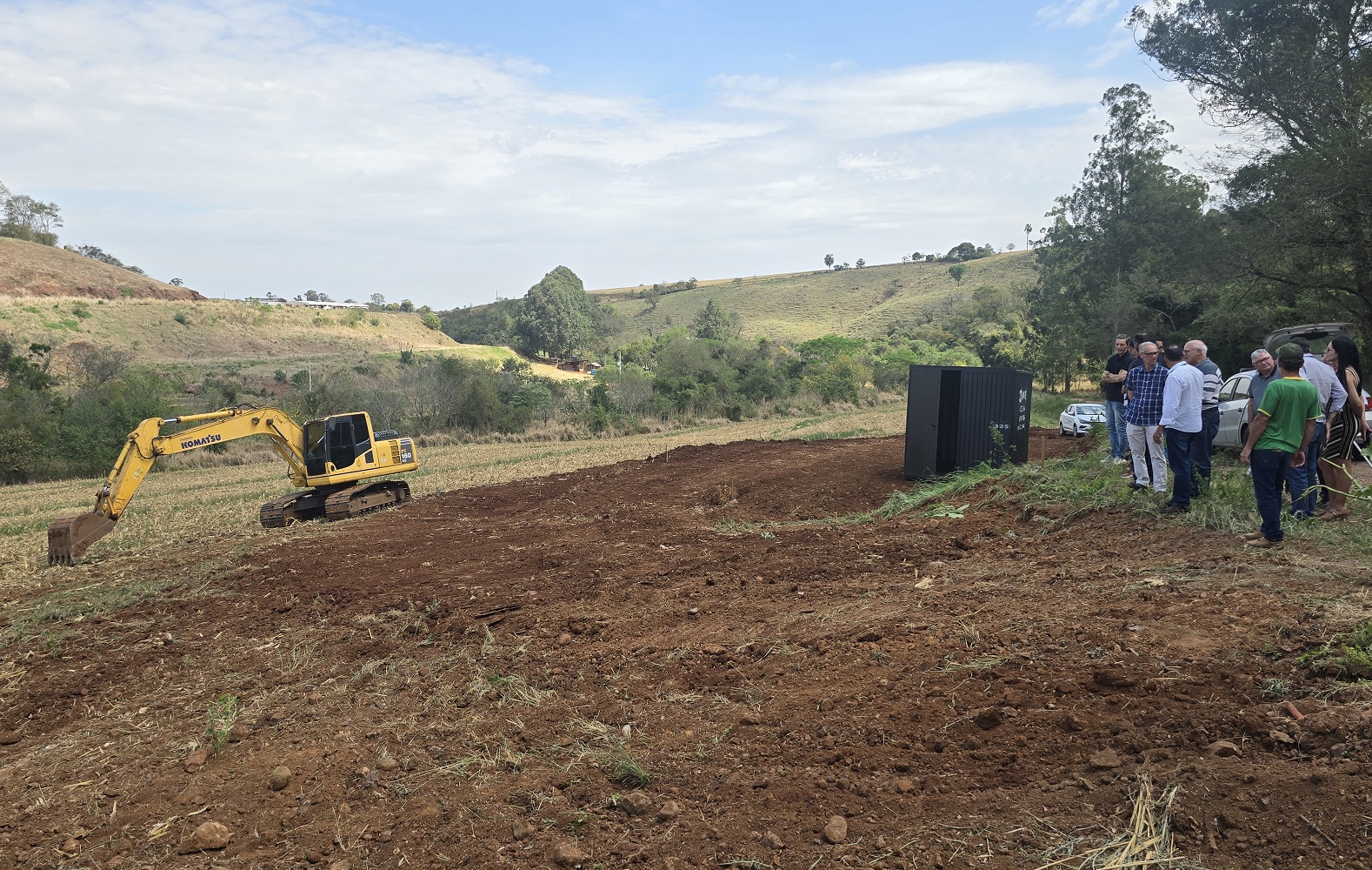 Início de obra em Rio Bom