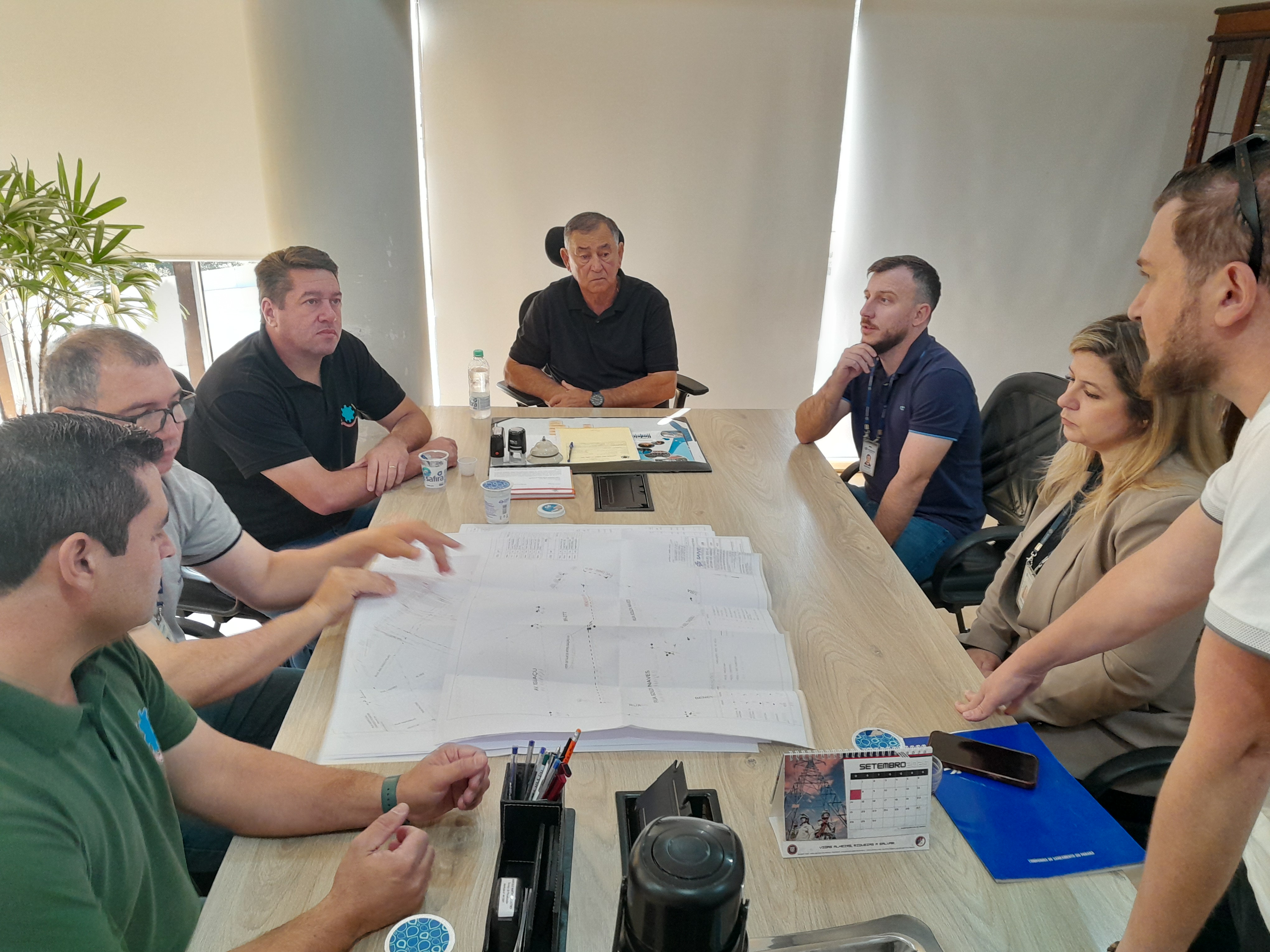 reunião são miguel do iguaçu - prefeitura e sanepar