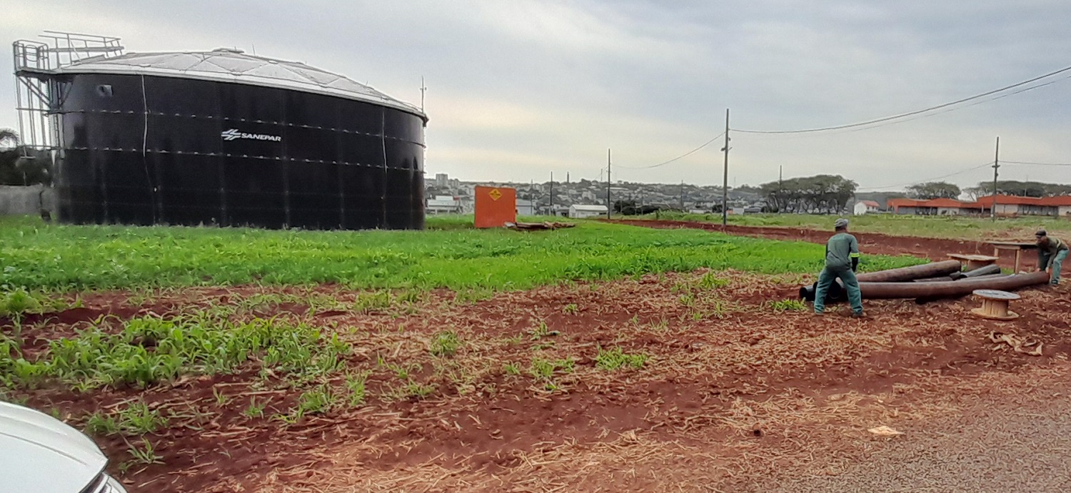 Reservatório de água tratada São Miguel do Iguaçu 