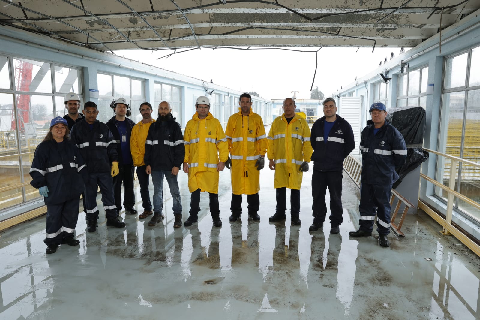 Uma equipe com 15 profissionais está envolvida nos trabalhos