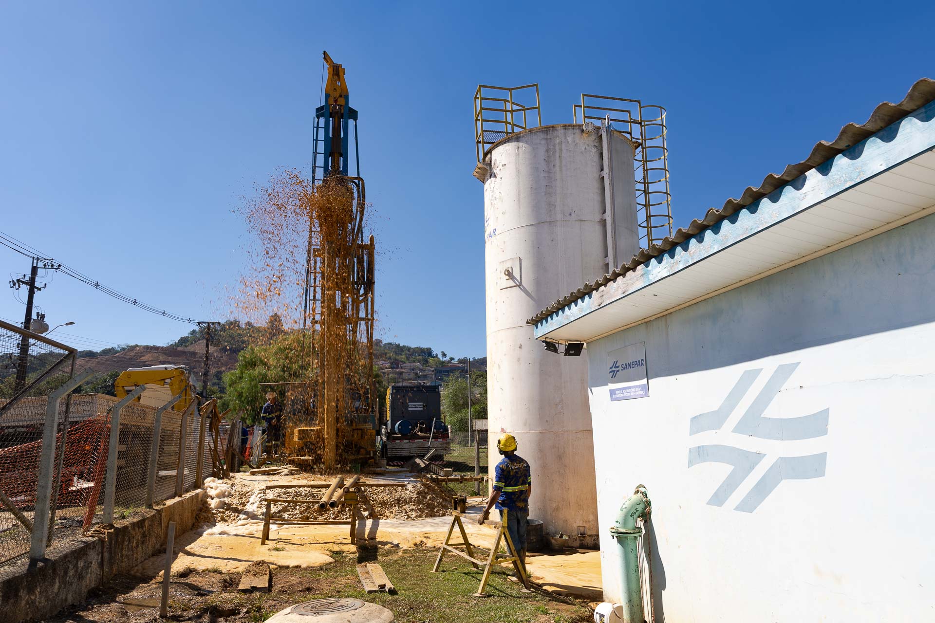 Expansão da rede de abastecimento de água também faz parte das ações da Sanepar no programa Rota do Progresso. (Itaperuçu / Sanepar)