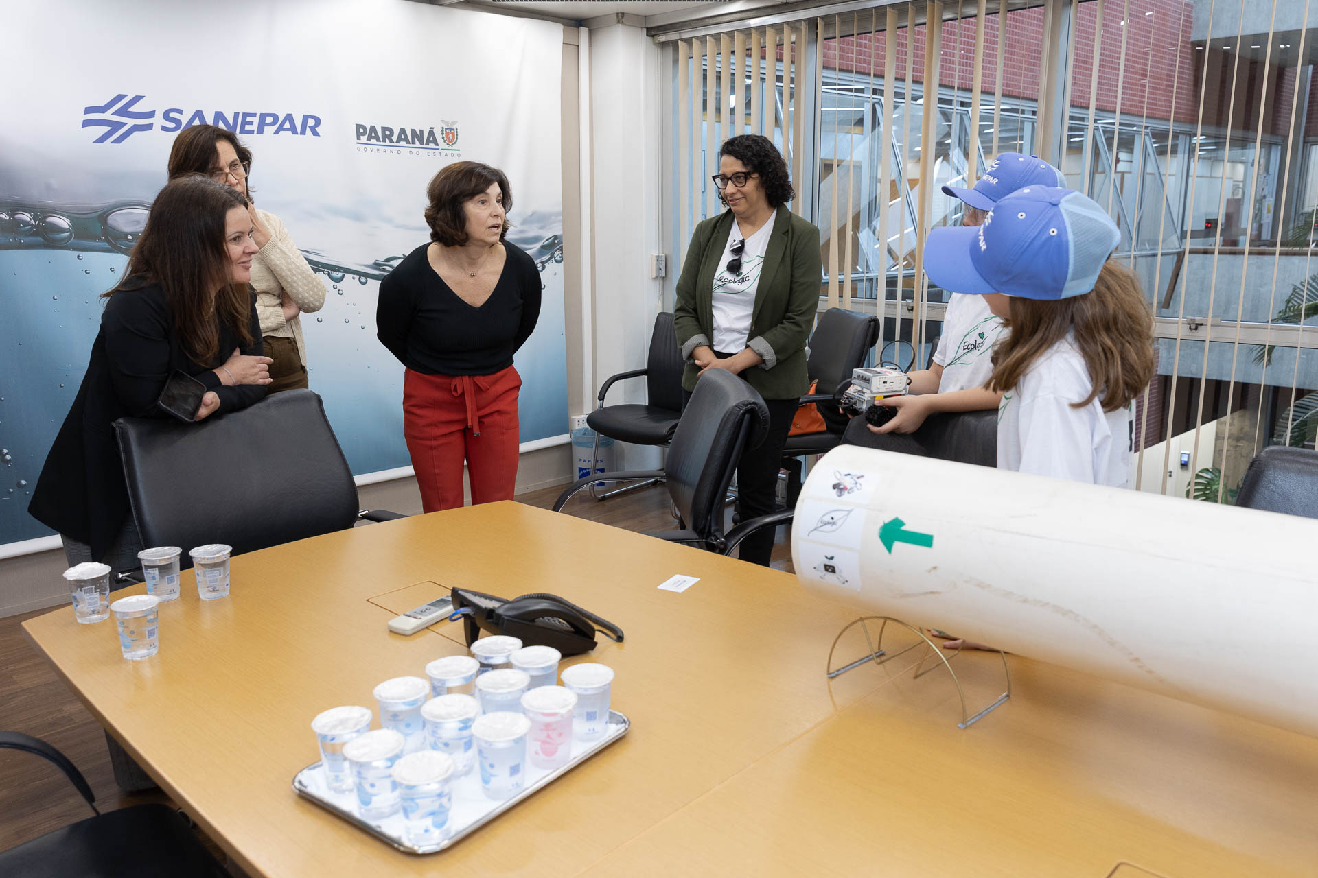 Trabalho das estudantes foi apresentado na Sanepar