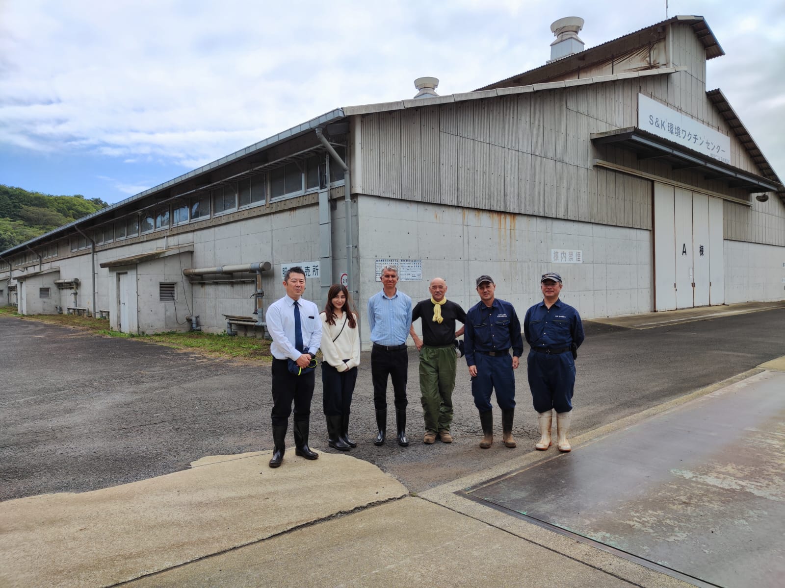 Murilo Duma em planta da japonesa Kyowa Kako