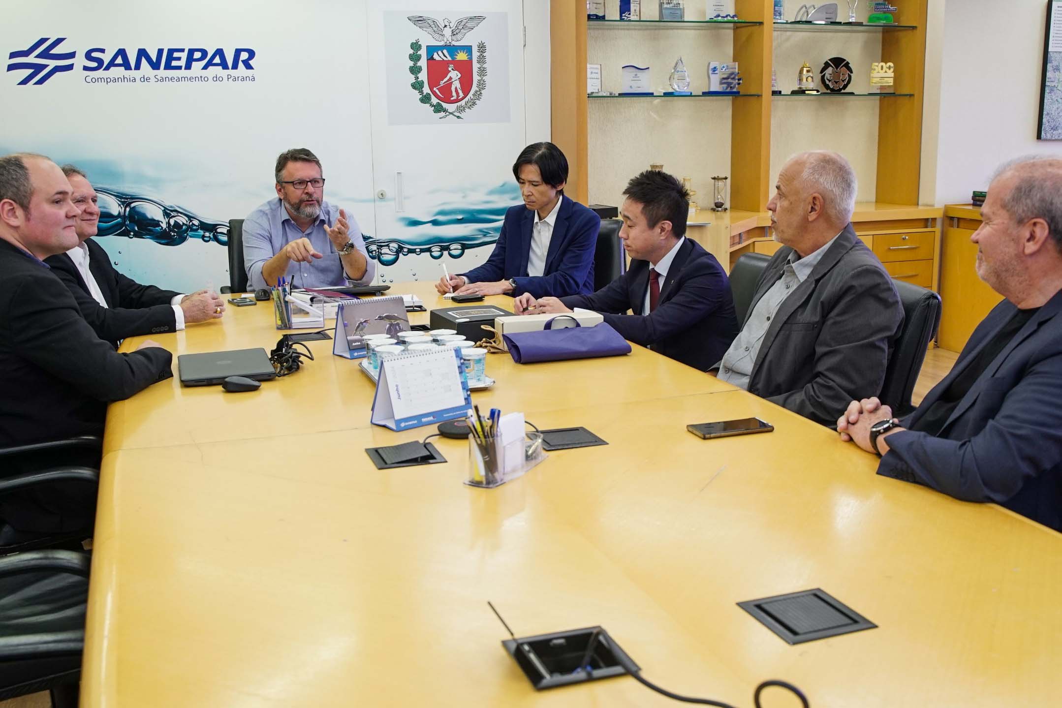 representantes Kyowa Kako na diretoria da presidência