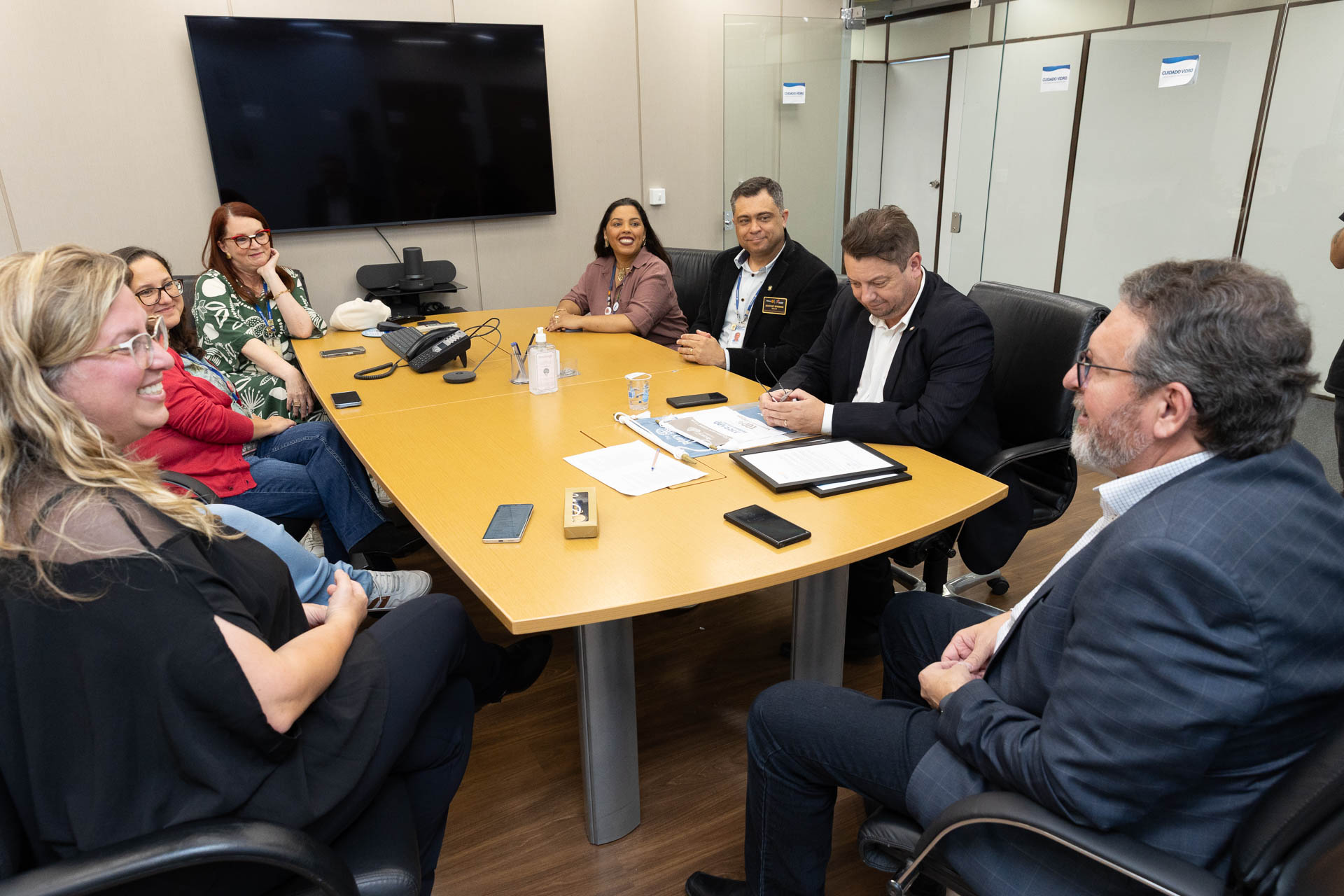 Homenagens e Comenda do Rotary para a Sanepar: gratidão pelo apoio a ações humanitárias e de conservação ambiental (Foto: André Thiago Aguiar/Sanepar)