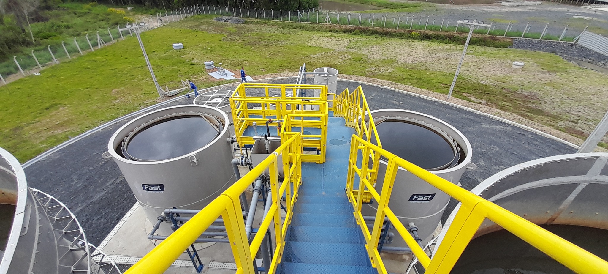 Imagem da Estação de Tratamento da Sanepar