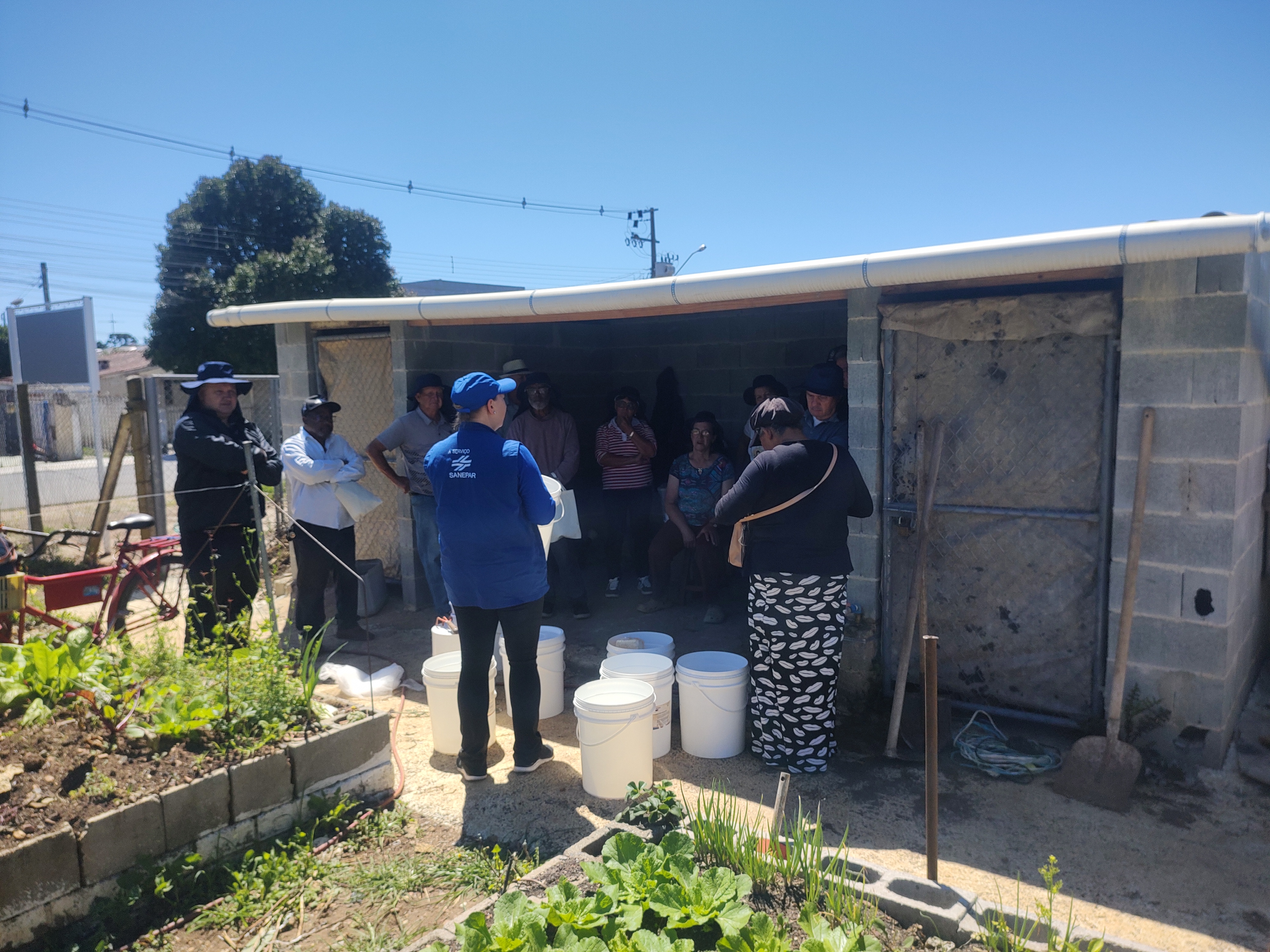 Oficinas gratuitas da Sanepar em Fazenda Rio Grande (Arquivo Sanepar)