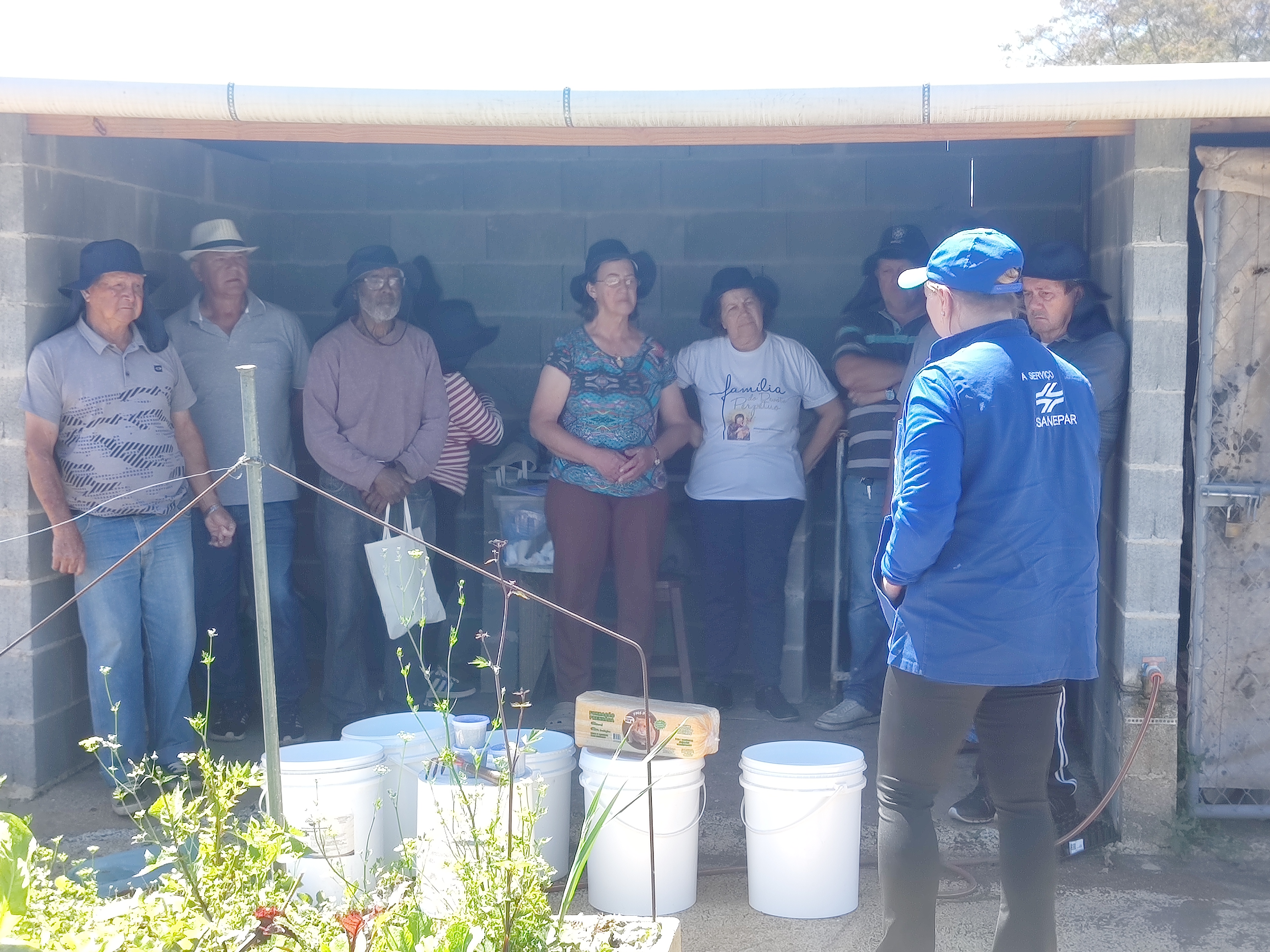 Oficinas gratuitas da Sanepar em Fazenda Rio Grande (Arquivo Sanepar)