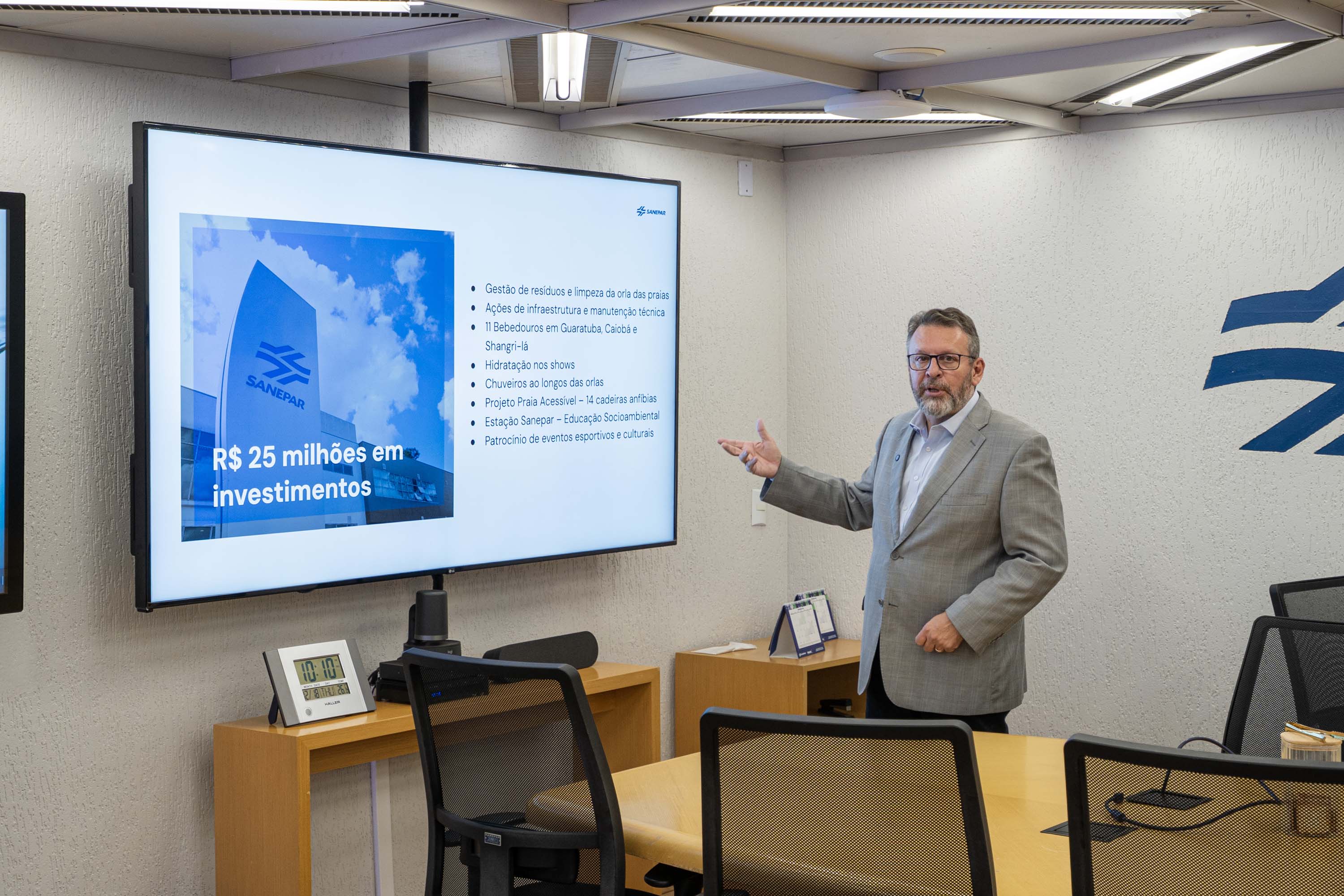 Diretor-presidente da Sanepar detalhe ações para operação Verão Maior Paraná