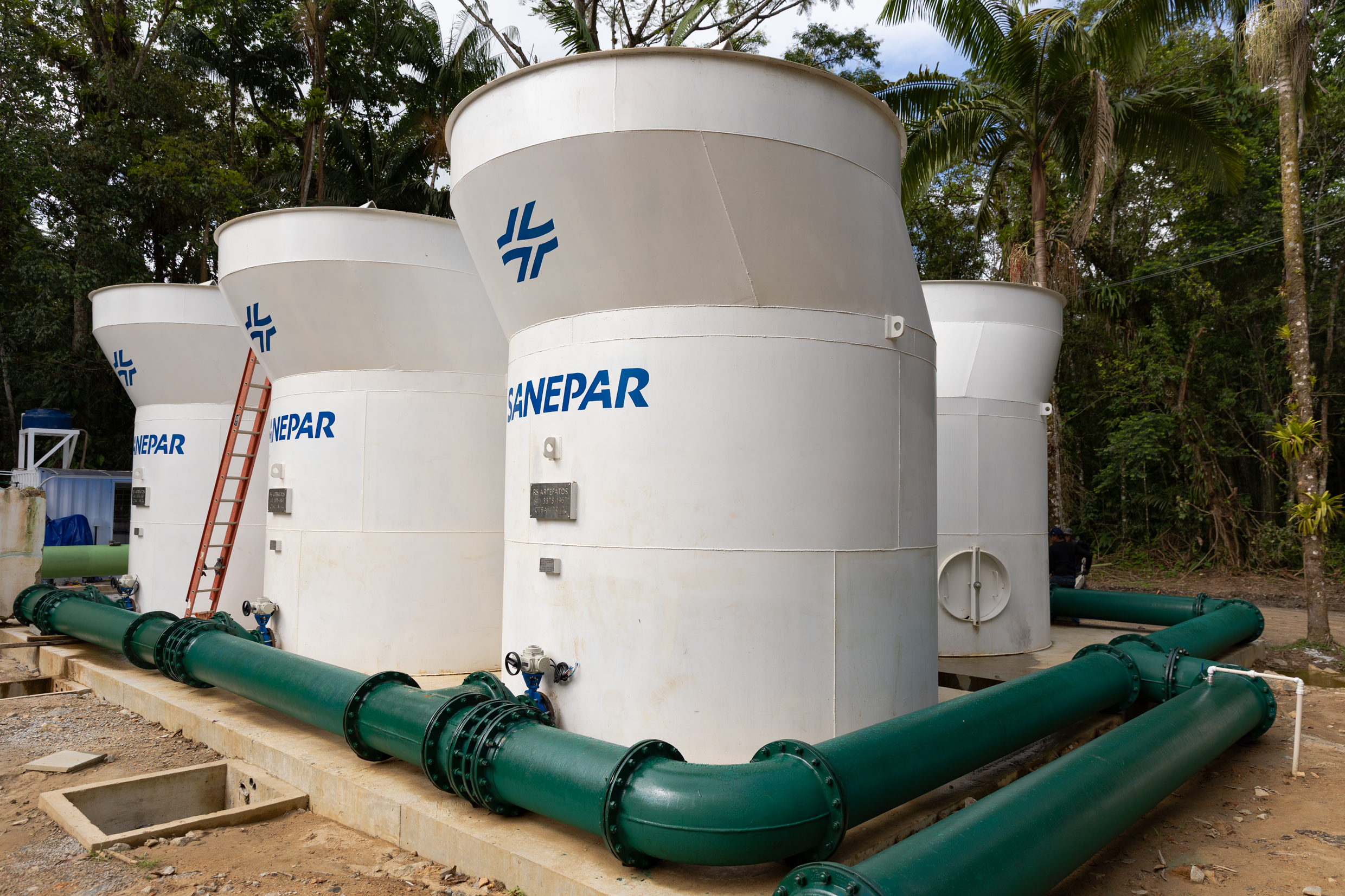 Obra teve investimento de R$ 6,1 milhões e aumentou a eficiência da Estação de Tratamento de Água de Matinhos