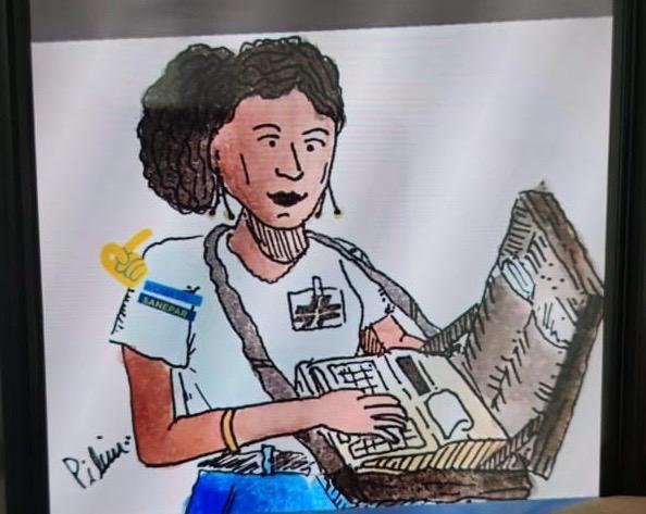 Jandira Tomaz da Silva foi a primeira mulher a exercer o cargo de leiturista na Sanepar 