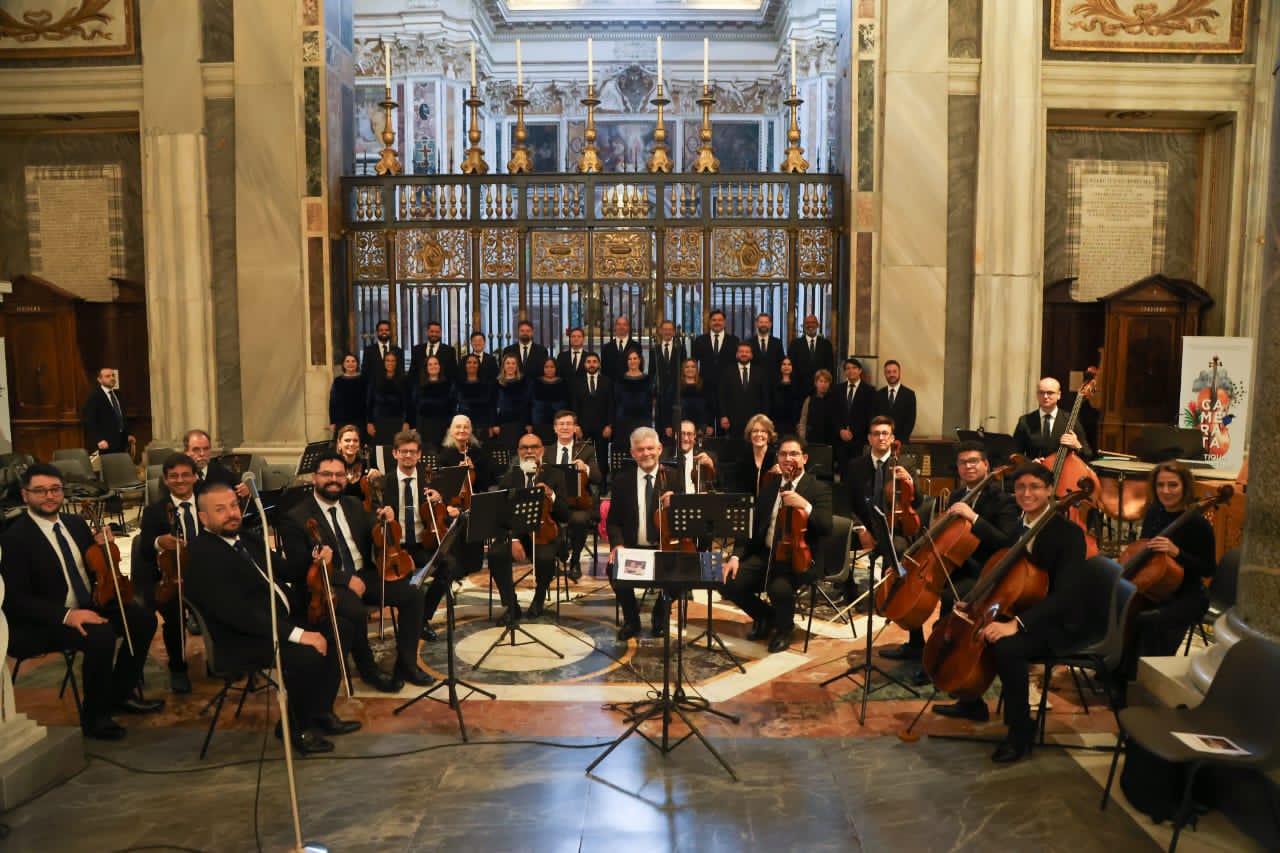 Camerata Antiqua de Curitiba se apresenta em Roma. 
