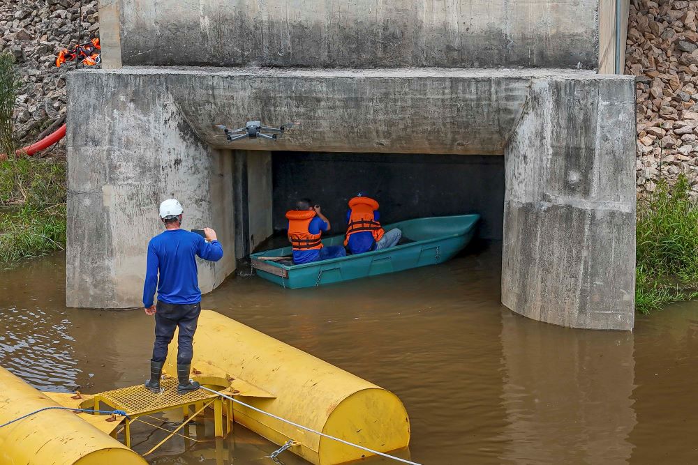Sanepar inicia enchimento da Represa Miringuava