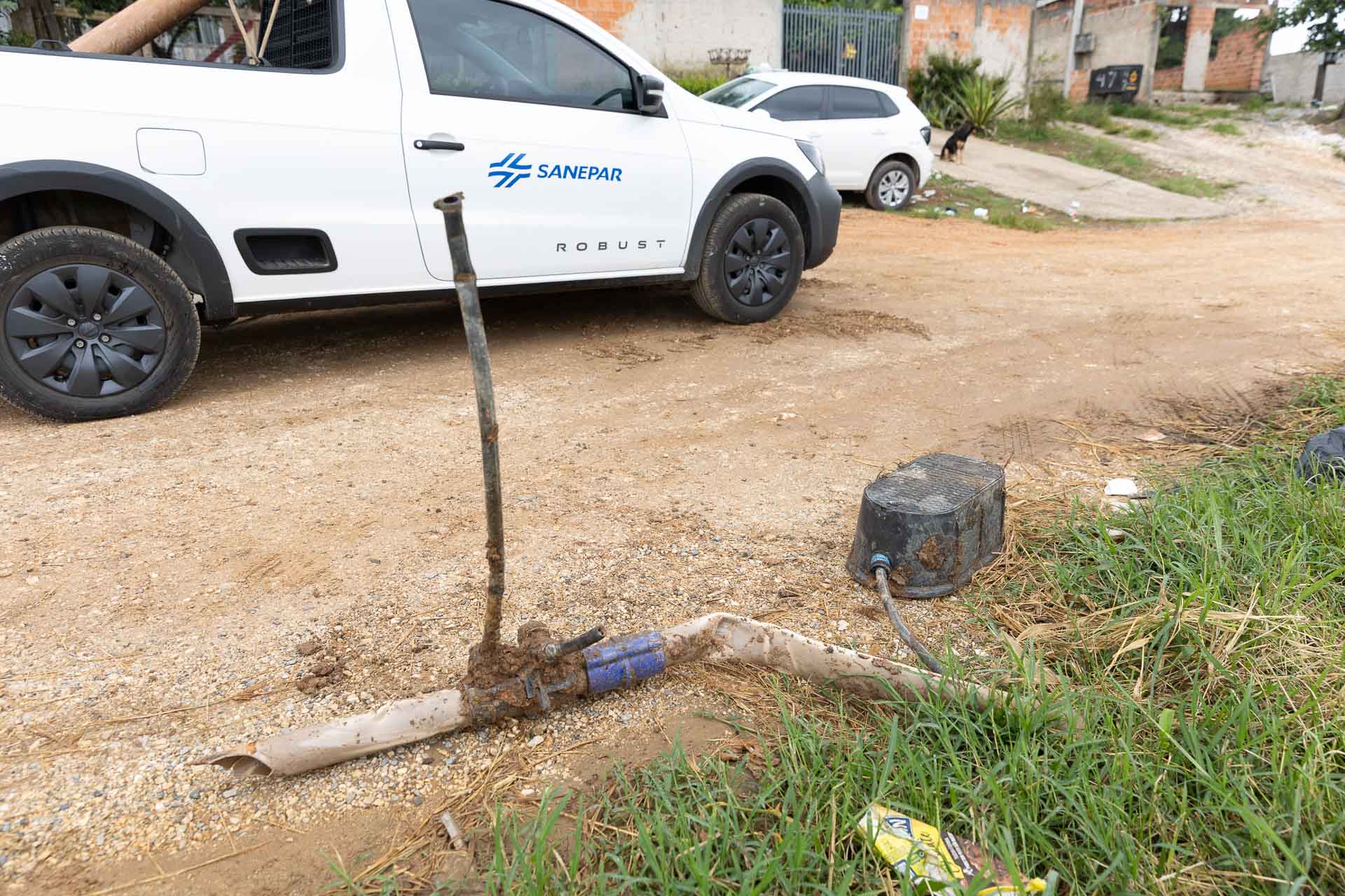 Fiscalização nas redes de abastecimento de água em Almirante Tamandaré