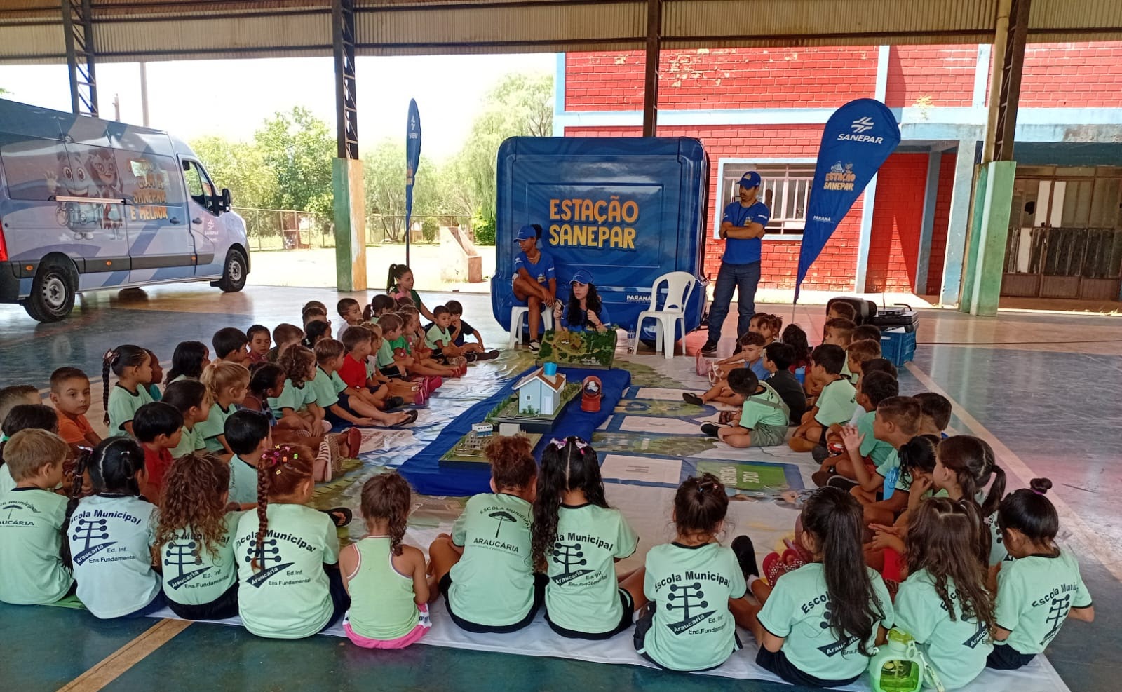 quedas do iguaçu - estação sanepar volta as aulas