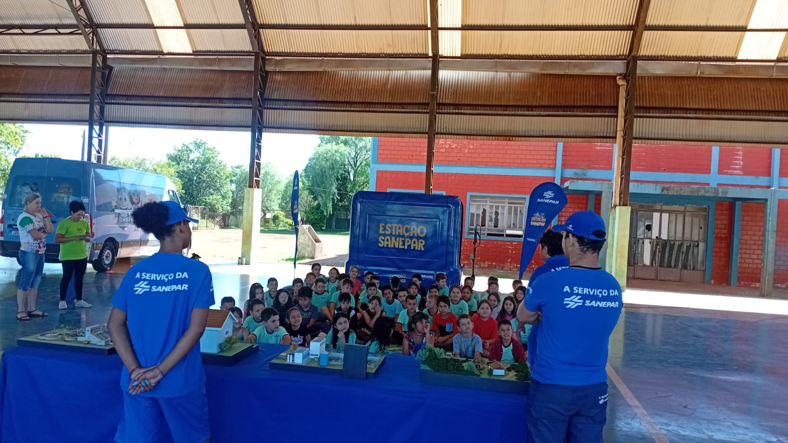 quedas do iguaçu - estação sanepar volta as aulas