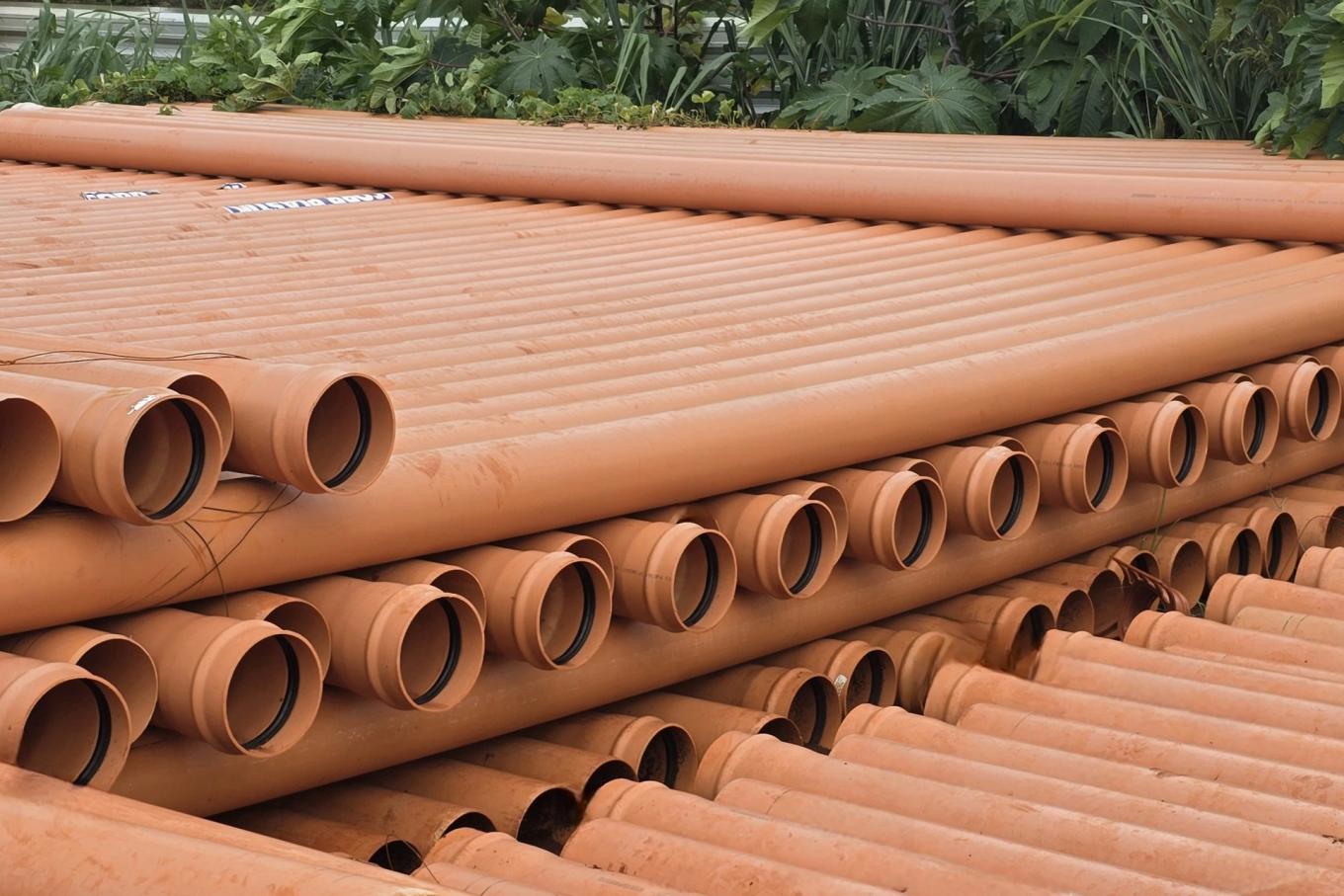 imagem mostra tubulação de esgoto