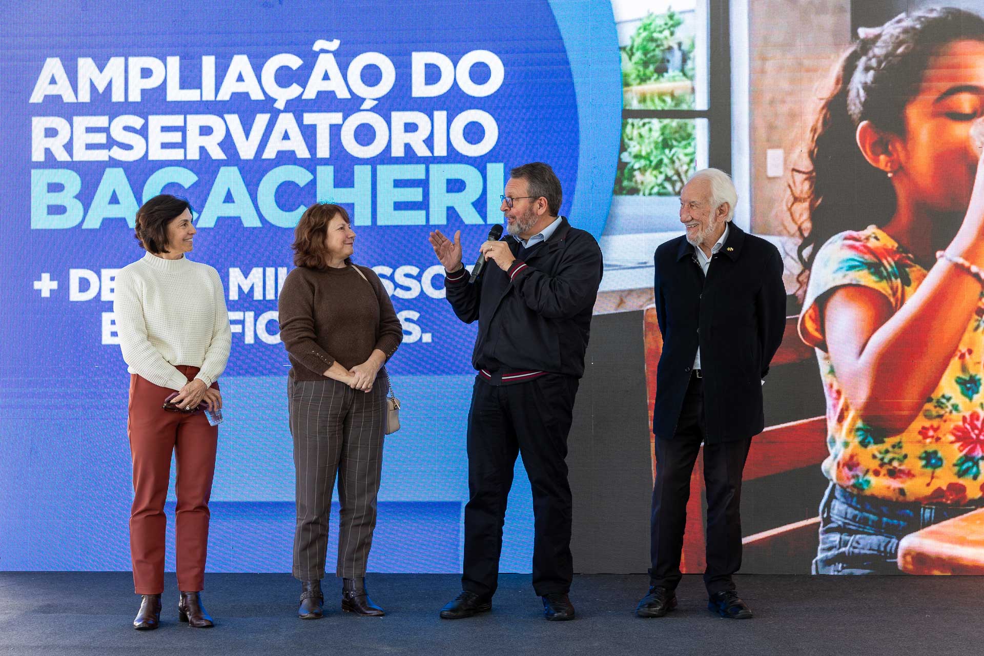 Inauguração da nova Base Operacional e Reservatório do Bacacheri.
