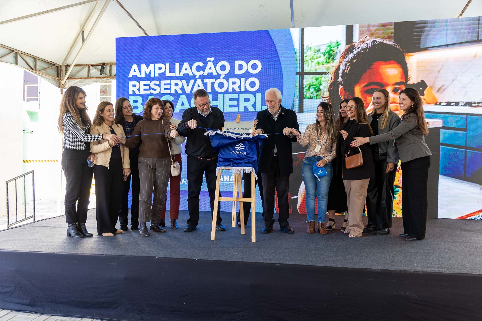 Evento de inauguração da nova Base Operacional e Reservatório do Bacacheri.