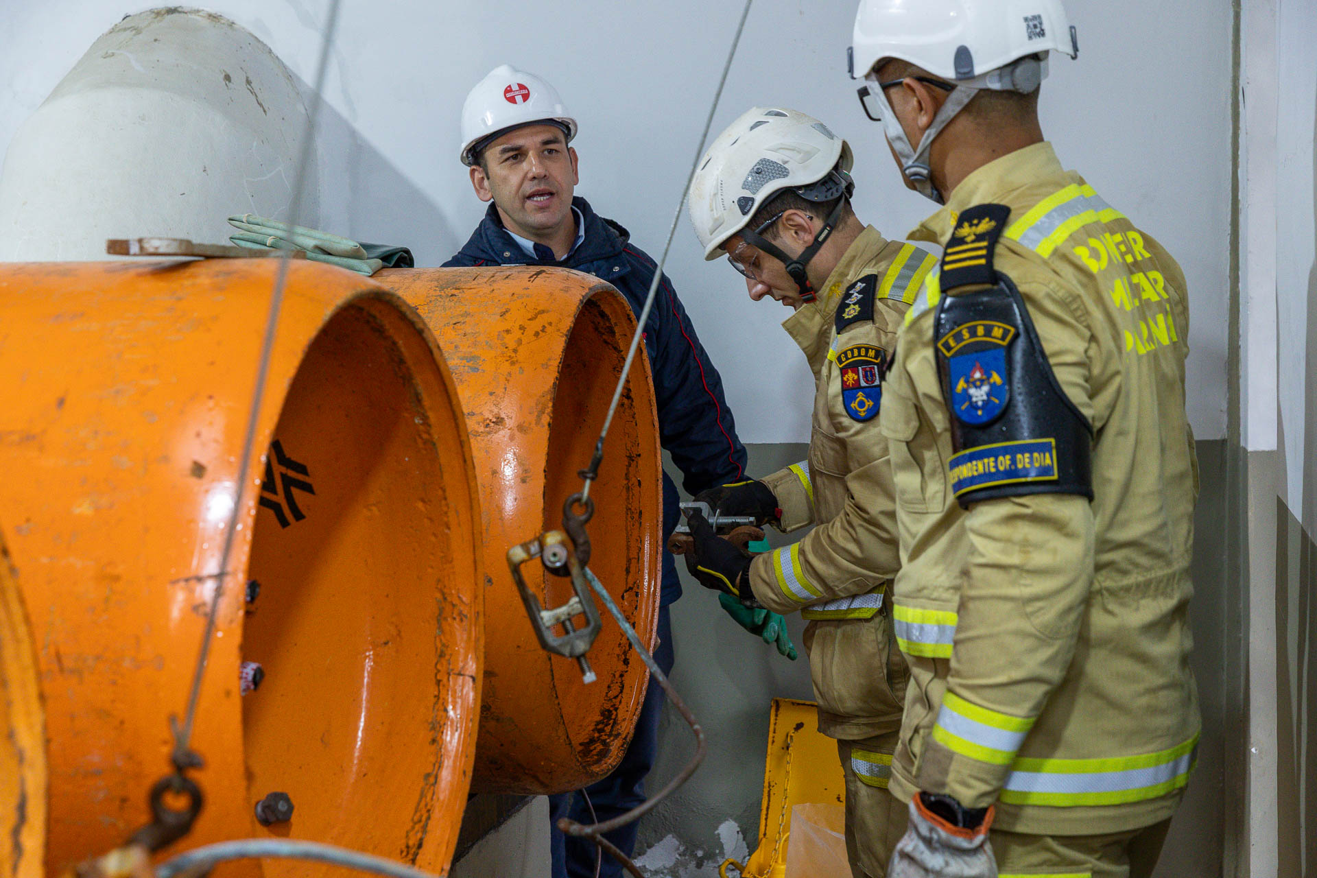Sanepar contribui na formação de cadetes do Corpo de Bombeiros.