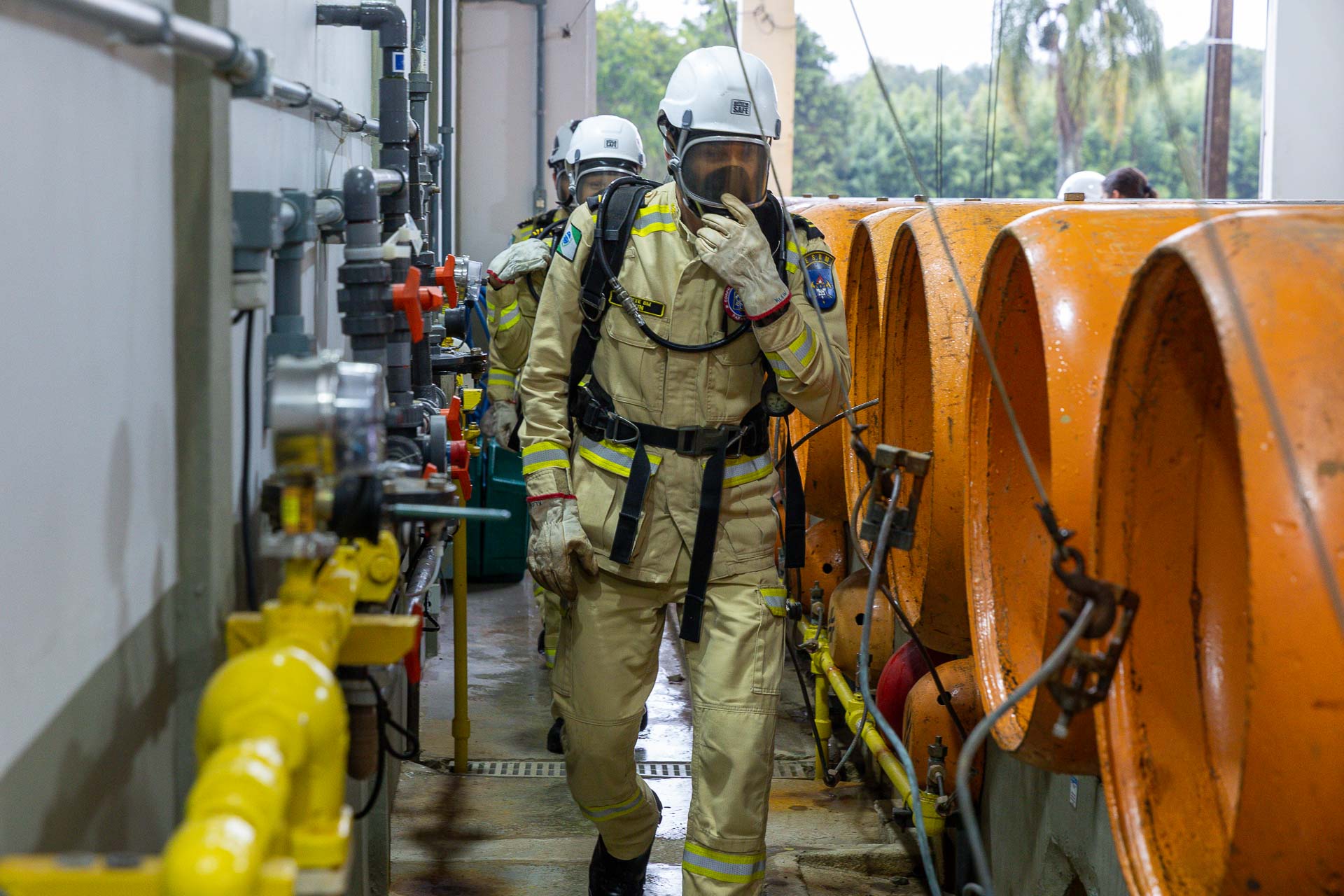 Sanepar contribui na formação de cadetes do Corpo de Bombeiros.