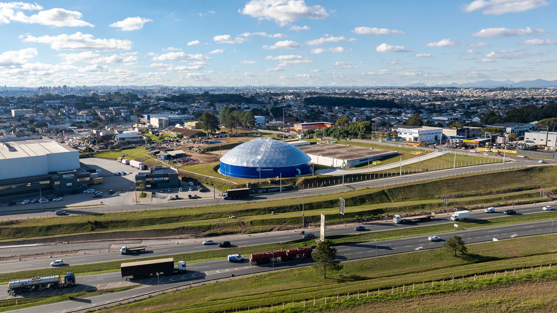Com novo reservatório, Sanepar reforça abastecimento para 130 mil pessoas em Curitiba