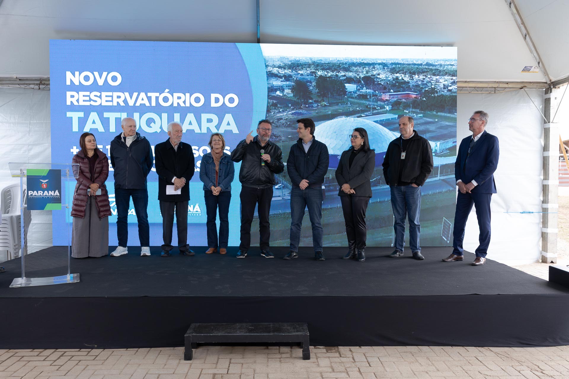 Com novo reservatório, Sanepar reforça abastecimento para 130 mil pessoas em Curitiba